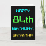 [ Thumbnail: Fun Digital Computing Themed 84th Birthday Card ]
