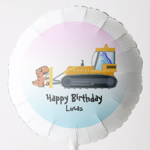 Fun DINO dinosaur tractor Farm School Birthday boy Balloon