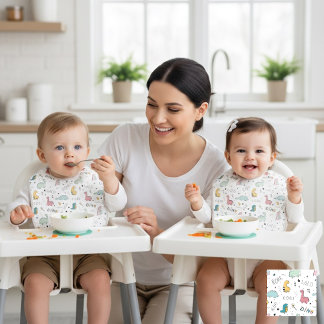 Fun Dinosaurs Bib - For Mealtime Adventures