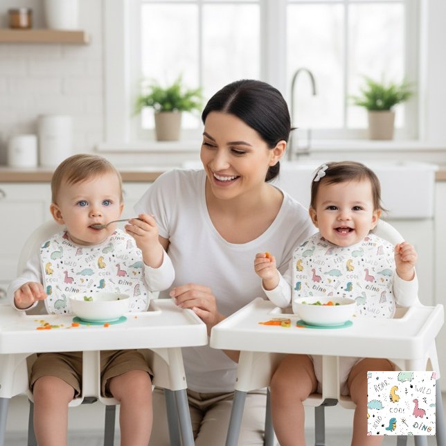 Fun Dinosaurs Bib - For Mealtime Adventures (Creator Uploaded)