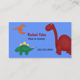 Fun Dinosaurs Mommy Card