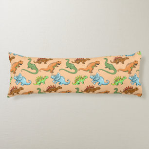 Fun Dinosaurs Pattern Body Pillow