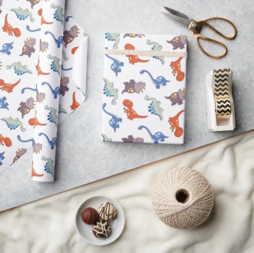 Fun Dinosaurs Wrapping Paper