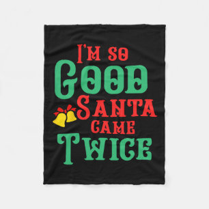 Fun Dirty Naughty Inappropriate Christmas Adult Y  Fleece Blanket