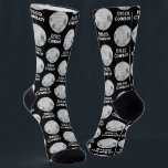 Fun Disco Ball Disco Cowboy Bachelor Socks<br><div class="desc">Fun disco cowboy socks featuring a pattern of disco balls and the words disco cowboy on a black background.

Fun Disco Ball Disco Cowboy Bachelor Socks
Holidayday Design   |   ©Melissa Patton - Designer/Illustrator</div>