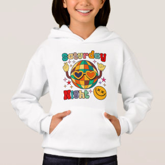 Fun Disco Get Down It Saturday Night Funny Graphic Hoodie