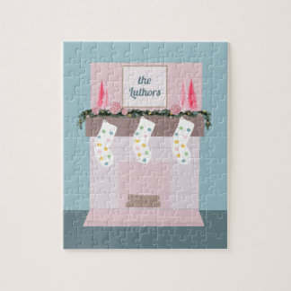 Fun Disco Pink Girls Custom Christmas Jigsaw Puzzle