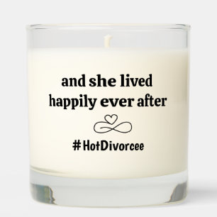 Fun Divorce Party Gift Hot Divorcee Summer Freedom Scented Candle
