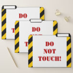 [ Thumbnail: Fun "Do Not Touch!" File Folder Set ]