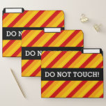 [ Thumbnail: Fun "Do Not Touch!" File Folder Set ]