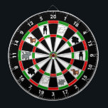 Fun Dog & Cat Butt Dart Board<br><div class="desc">Cute Cat and dogs dartboard funny animal butts</div>