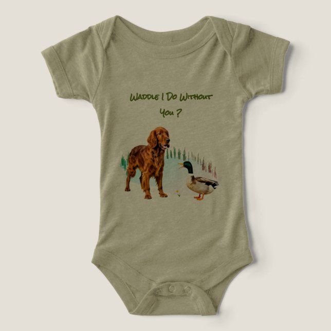 Fun Dog Duck Besties  Infant T-shirt (Design Front)