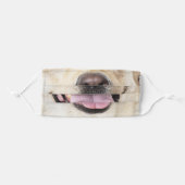 Fun Dog face Animal Cloth Face Mask (Front, Folded)