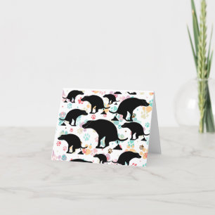 Fun Dog lover Letterpress Thank You Card