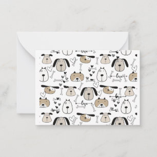 Fun Dog lover Note Card