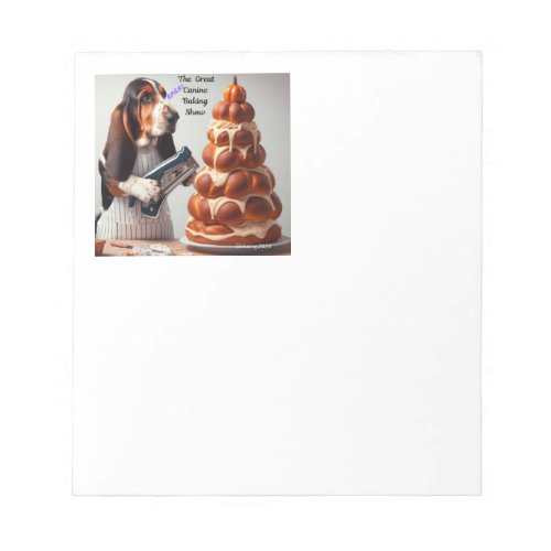 Fun dogs in kitchen notebook notepad