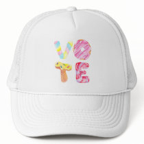 Fun Donuts and Candy Go Vote Trucker Hat