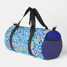Fun doodle colorful vibrant shapes