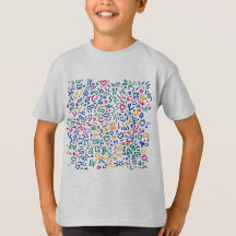 Fun doodle colorful vibrant shapes