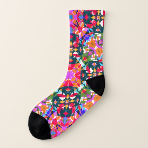 Fun Dopamine Dressing Positivity Pattern Colorful Socks