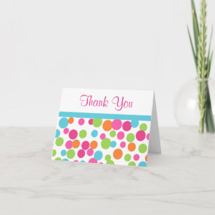 Fun Dots Thank You Card