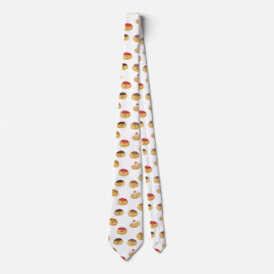 Fun doughnut patterned neck tie