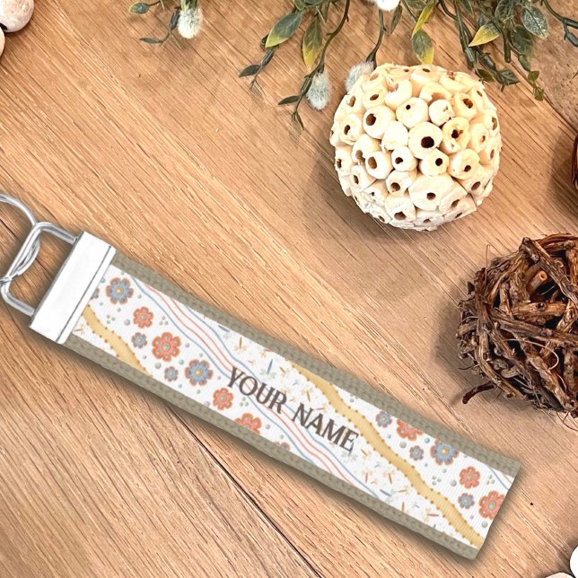 Fun Dragonfly Floral Inspirivity Wrist Keychain (Creator Uploaded)