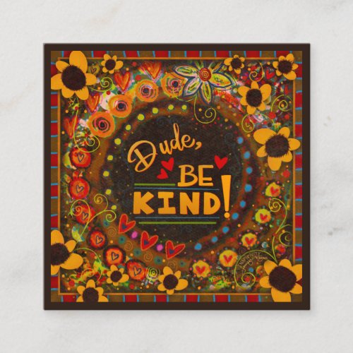 Fun Dude Be Kind Inspirivity Kindness cards