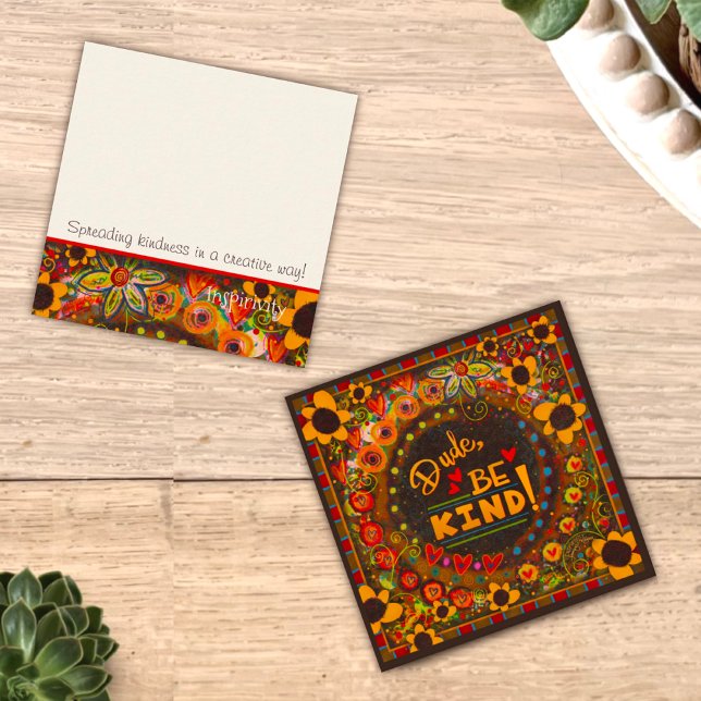 Fun Dude Be Kind Inspirivity Kindness cards (Creator Uploaded)