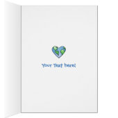 Fun Earth Heart Shaded Cartoon Style Icon (Inside (Right))