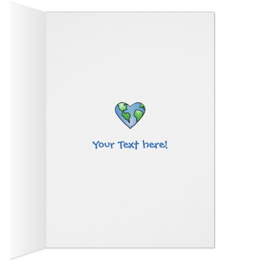Fun Earth Heart Shaded Cartoon Style Icon (Inside (Right))