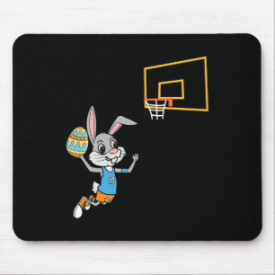 Fun Easter Egg Bunny Dunk Basketball Game Easter K Mouse Pad