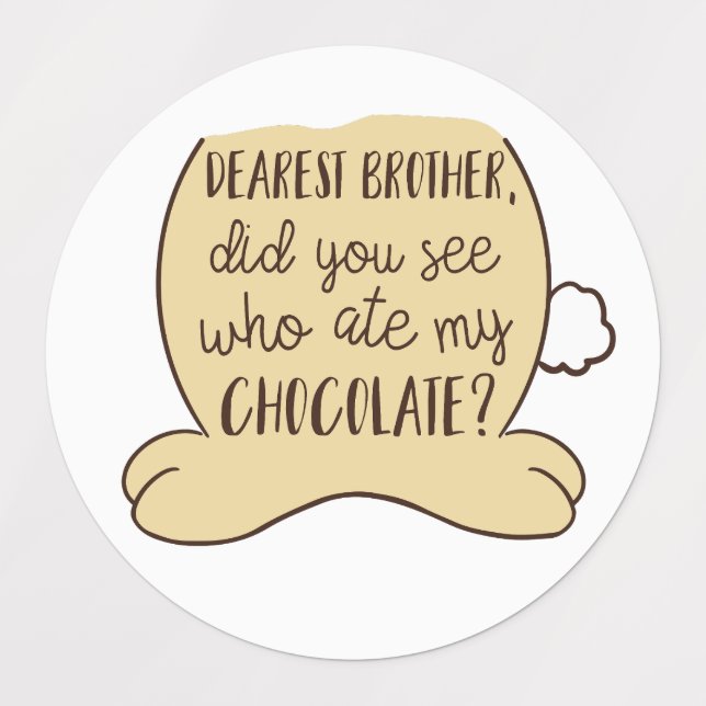 Fun Easter Hilarious Quote Cute Adorable Kids' Labels (Design 1)