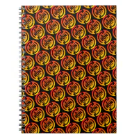 Fun Eat Sleep Run Repeat Sunset Pattern Notebook