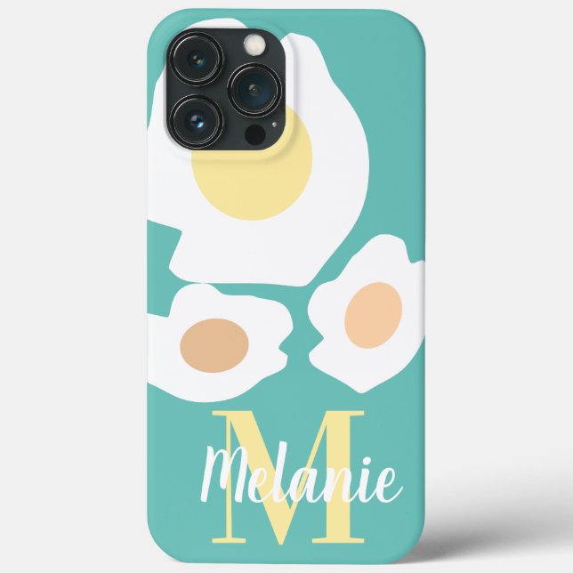Fun Egg Pattern Name Case-Mate iPhone Case (Back)
