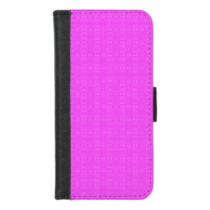 Fun Elegant Abstract Small Motif Pink Pattern iPhone 8/7 Wallet Case