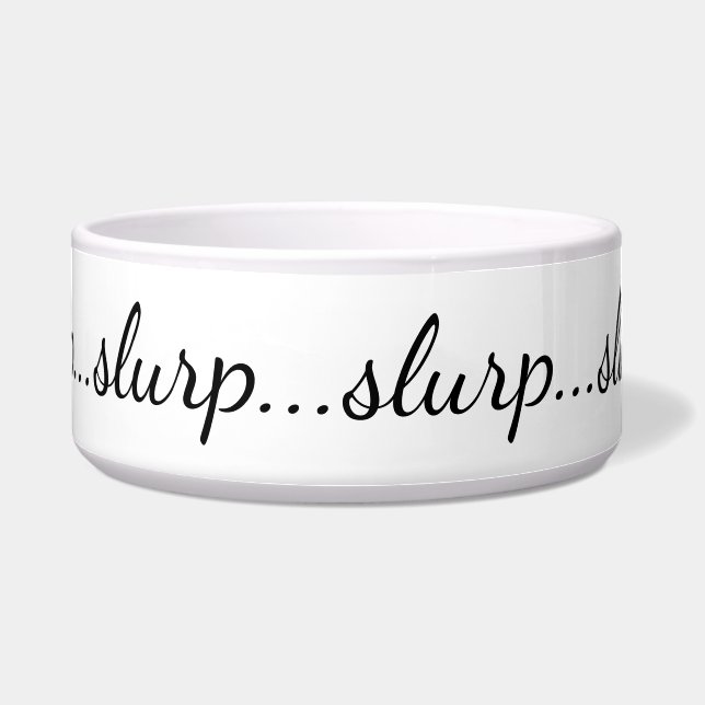 Fun Elegant Slurp Water Bowl (Front)