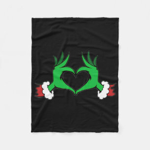 Fun Elf Christmas Fleece Blanket