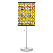 Fun Emoji Pattern Emotion Faces Table Lamp (Right)