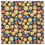 Fun Emoji Print Fabric