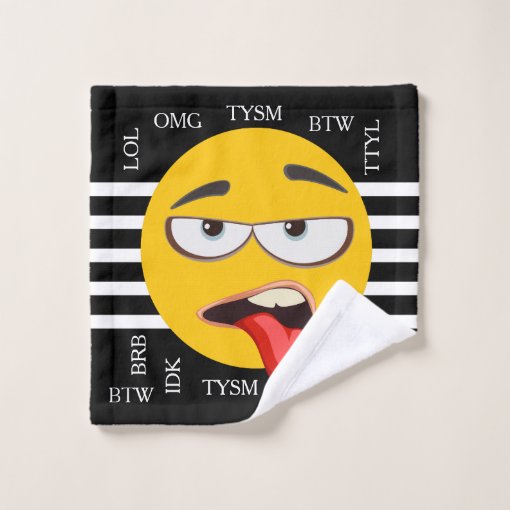 Fun Emojis Bath Towel Set Zazzle