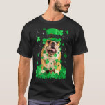 Fun English Bulldog Dog St Patrick S Day Irish Sha T-Shirt