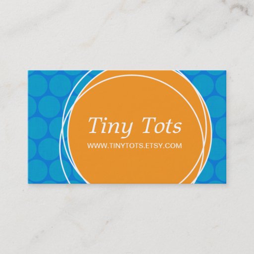 Customizable Fun Etsy Business Card