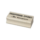 [ Thumbnail: Fun "Exceptional Effort!" Educator Rubber Stamp ]