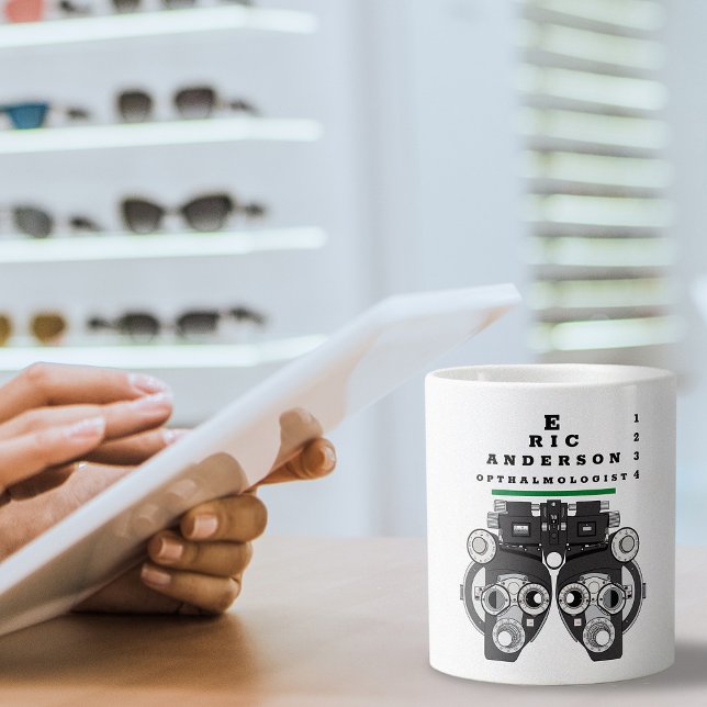 Fun Eye Care Professional Phoropter Giant Coffee Mug (Creator Uploaded)