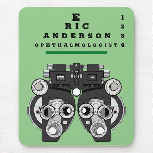 Fun Eye Care Professional Phoropter Mouse Pad