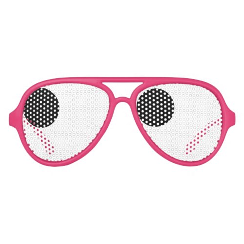 Fun eyeball bachelorette party shades prop for gag