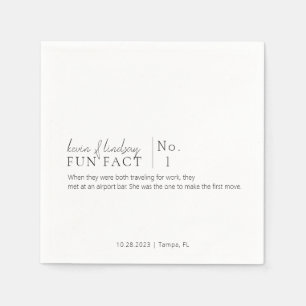 Fun Fact Cocktail Napkins