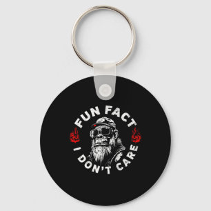 Fun Fact I Dont Care Cool Grandpa Swag Gorillas (o Keychain