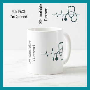 Fun Fact I'm Retired Medical Assistant Funny Coffee Mug
